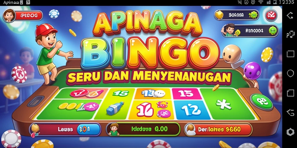 Tampilan gameplay Bingo yang menarik dan interaktif.