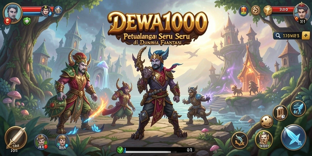 Tampilan gameplay DEWA1000 yang mendebarkan dan penuh petualangan.