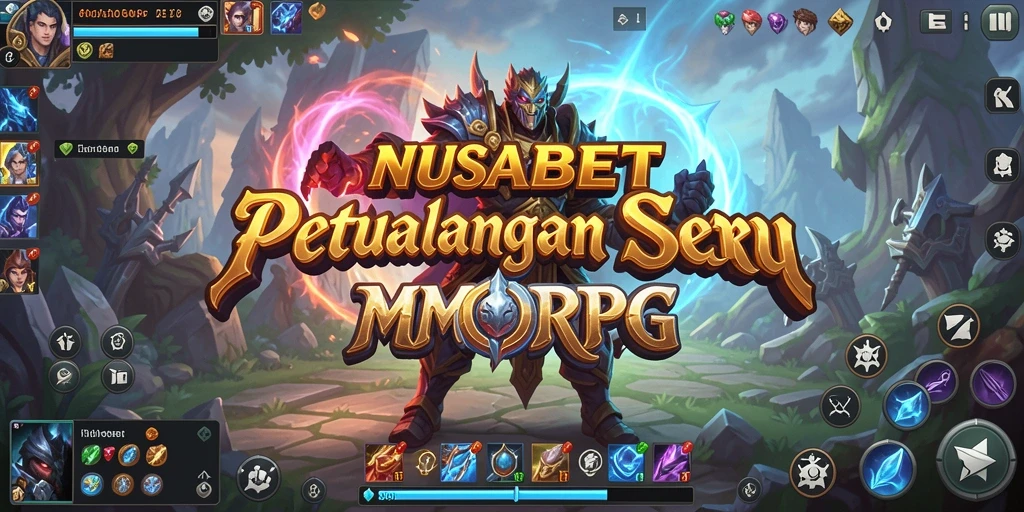 Tampilan gameplay epik di dunia NUSABET yang menakjubkan.